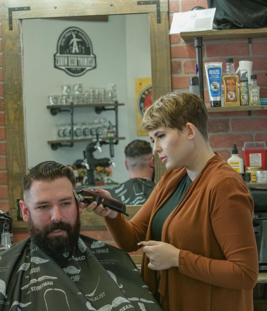 Haircut and beard trim